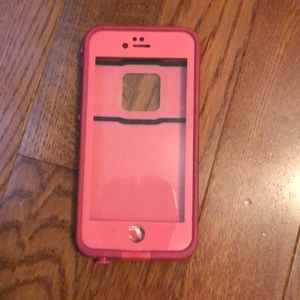 Pink Lifeproof IPhone 6 or 6s case